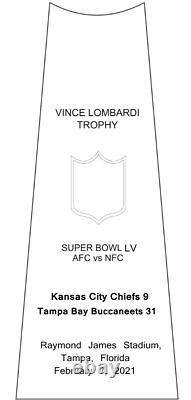 The 2020 Season Buccaneers vs Chiefs SB LV Replica Trophy 22 Tall