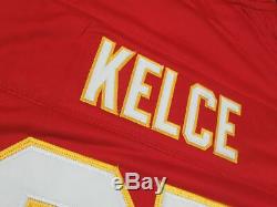 Travis Kelce #87 Kansas City Chiefs Super Bowl LIV 54 Game Limited Jersey Red