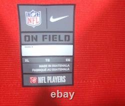 Travis Kelce Chiefs New Super Bowl LVII Patch Red Nike Jrsy sz XL ON FIELD