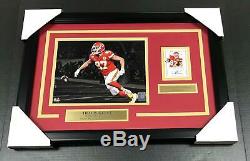 Travis Kelce Chiefs Super Bowl LIV Signed Autographed Card Framed 8x10 Photo