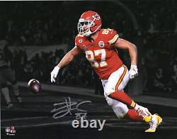 Travis Kelce KC Chiefs Super Bowl LIV Champs Signed 11 x 14 SB LIV Photo