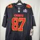 Travis Kelce Kansas City Chiefs Jersey Nike Super Bowl Lvii Game Men's Large Nwt