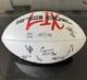Travis Kelce Kansas City Chiefs Multi Signed Super Bowl Lix Ball +carson Wentz