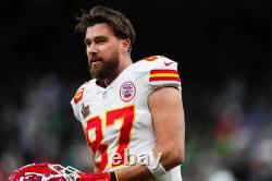 Travis Kelce Kansas City Chiefs MULTI Signed Super Bowl LIX Ball +Carson Wentz