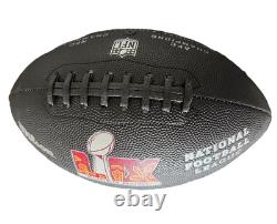 Travis Kelce Kansas City Chiefs MULTI Signed Super Bowl LIX Ball +Carson Wentz