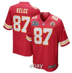 Travis Kelce Kansas City Chiefs Nike Super Bowl LIV Game Jersey Men's NFL KC #87