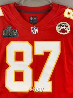 Travis Kelce Kansas City Chiefs Nike Super Bowl LIV Game Jersey Men's NFL KC #87