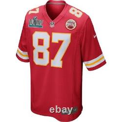 Travis Kelce Kansas City Chiefs Nike Super Bowl LIV Game Jersey Men's NFL KC #87