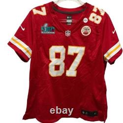 Travis Kelce Kansas City Chiefs Nike Super Bowl LVII Jersey Womens Sz XL