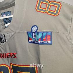 Travis Kelce Kansas City Chiefs Nike Super Bowl LVII Patch jersey 2XL