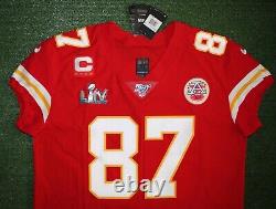 Travis Kelce Kansas City Chiefs Super Bowl 54 Nike Vapor Elite Jersey Sz 52/XXL