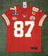 Travis Kelce Kansas City Chiefs Super Bowl 58 Nike Fuse Elite Jersey Sz 44/l