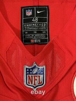 Travis Kelce Kansas City Chiefs Super Bowl 58 Nike FUSE Elite Jersey Sz 48/XL
