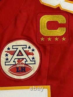 Travis Kelce Kansas City Chiefs Super Bowl 58 Nike FUSE Elite Jersey Sz 48/XL