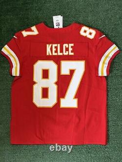 Travis Kelce Kansas City Chiefs Super Bowl 58 Nike FUSE Elite Jersey Sz 48/XL
