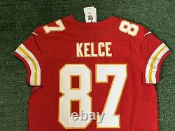 Travis Kelce Kansas City Chiefs Super Bowl 58 Nike FUSE Elite Jersey Sz 48/XL