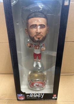 Travis Kelce Kansas City Chiefs Super Bowl LVII Champs Bighead Bobblehead 9.5