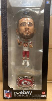 Travis Kelce Kansas City Chiefs Super Bowl LVII Champs Bighead Bobblehead 9.5