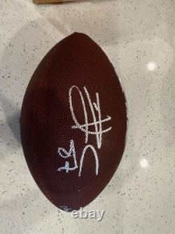 Travis Kelce NFL 100th Anniversary Super Bowl Art Football LE #1/500