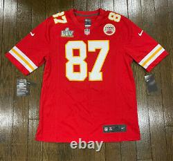 Travis Kelce Nike Kansas City Super Bowl LV Jersey Size Medium NWT $120