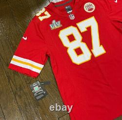 Travis Kelce Nike Kansas City Super Bowl LV Jersey Size Medium NWT $120