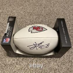 Travis Kelce Signed Football With Used Sharpie First Super Bowl Chiefs Football