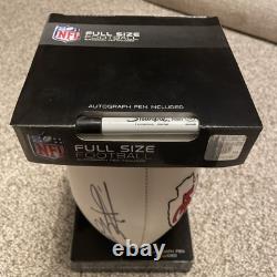 Travis Kelce Signed Football With Used Sharpie First Super Bowl Chiefs Football