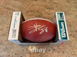 Travis Kelce Signed Rare Limted Edition Super Bowl Football Kansas City Chiefs
