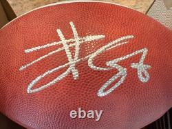 Travis Kelce Signed Rare Limted Edition Super Bowl Football Kansas City Chiefs