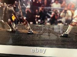 Tristar Len Dawson Signed 16 x 20 Photo Framed withSuper Bowl IV Inscr CHIEFS