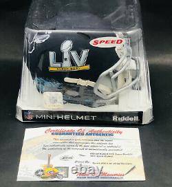Tyreek Hill Autographed Chiefs Super Bowl NFL Speed Mini Helmet Signed Coa