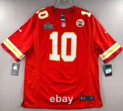 Tyreek Hill Kansas City Chiefs Nike Super Bowl LIV Game Jersey Men's #10 NFL New