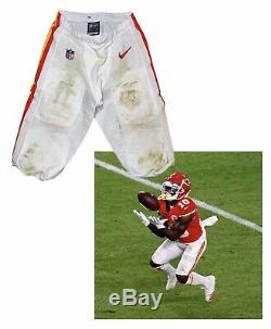 Tyreek Hill Super Bowl 54 LIV Game Used Worn Kansas City Chiefs NFL Pant Mahomes