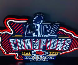 UE, Kansas City Chiefs 3ft x 2ft Champions, LED Neon Sign, Man Cave, Sports Bar