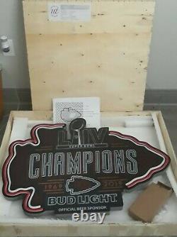 UE, Kansas City Chiefs 3ft x 2ft Champions, LED Neon Sign, Man Cave, Sports Bar