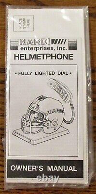 VINTAGE KC CHIEFS NFL HELMET PHONE With TAG & MANUAL SUPER BOWL 57 CHAMPS