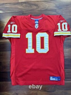 VTG 100% Authentic NFL Reebok Kansas City Chiefs Trent Green #10 Jersey Size 50