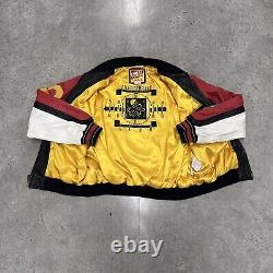 VTG 90s KANSAS CITY CHIEFS Leather Jacket G-III Carl Banks XL NFL SUPER BOWLx 2