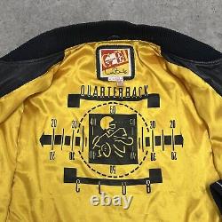 VTG 90s KANSAS CITY CHIEFS Leather Jacket G-III Carl Banks XL NFL SUPER BOWLx 2
