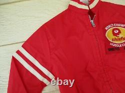 VTG NFL Kansas City Cheifs Jacket 1969 SUPERBOWL COCA-COLA WORLD CHAMP KMBC KID