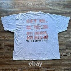 Vintage 1994 Kansas City Chiefs Super Bowl Caricature Xplosion T-Shirt Size XL