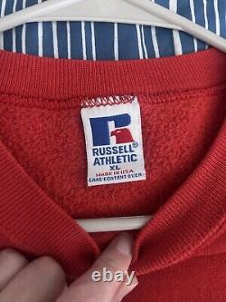 Vintage 90's Russell Brand Chiefs Crewneck Super Bowl Taylor Swift