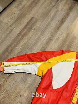 Vintage KANSAS CITY CHIEFS Leather Jacket G-3 Carl Banks 3xl NFL SUPER BOWL