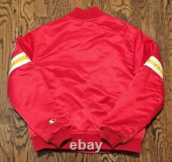 Vintage Kansas City Chiefs Jacket Starter Youth Medium NFL Football Super Bowl