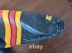 Vintage Kansas City Chiefs Starter Leather Jacket Men's Large