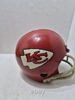 Vintage Kansas City Chiefs Super Bowl IV 4 Riddell Football Helmet 1970s NFL
