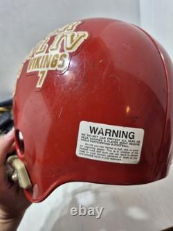 Vintage Kansas City Chiefs Super Bowl IV 4 Riddell Football Helmet 1970s NFL
