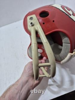 Vintage Kansas City Chiefs Super Bowl IV 4 Riddell Football Helmet 1970s NFL