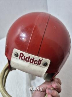 Vintage Kansas City Chiefs Super Bowl IV 4 Riddell Football Helmet 1970s NFL