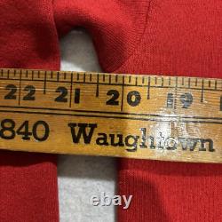 Vintage Kansas City Chiefs Sweatshirt Mens Medium Red WithHat Super Bowl Swift MNF